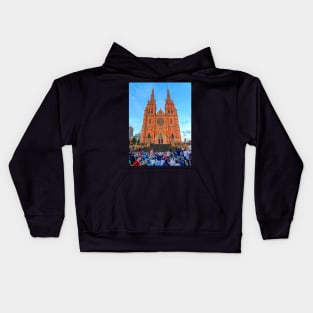 Christmas Time at St Mary's Cathedral, Sydney, NSW, Australia Kids Hoodie